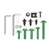 Max Complete Set Motorcycle Windscreen Fairing Bolts Fastener Clips Screw Green