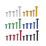 Max Complete Set Motorcycle Windscreen Fairing Bolts Fastener Clips Screw Green