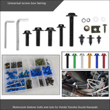 Max Complete Set Motorcycle Windscreen Fairing Bolts Fastener Clips Screw Green
