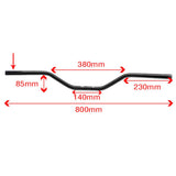 Max 22mm 7/8" Motorcycle Handlebar Wild Goose Style Bar Universal New Hot Silver