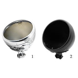 Max 7.4" Motorcycle Retro Headlight Cover Housing For Halley FLST FXST Chromed
