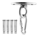 Max 2204 lbs Wall Ceiling Mount Bracket for Hammock Suspension Straps Yoga Rope