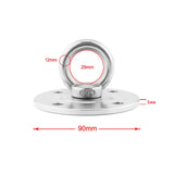 Max 2204 lbs Wall Ceiling Mount Bracket for Hammock Suspension Straps Yoga Rope