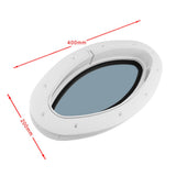 Max Maxb ABS 15" X 8" Oval Opening Boat Yatch Window Port Portlight Porthole