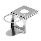 Max Stainless Steel Adjustable Folding Drink Holders for Marine/Boat/Caravan/Car