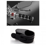 Max Grip Black Rubber Throttle Motorcycle Handgrip Control Assist