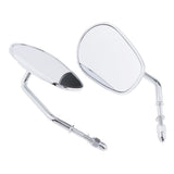 Max Motorcycle Handlebar Rear View Side Mirrors Fit for Harley
