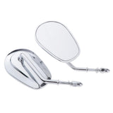 Max Motorcycle Handlebar Rear View Side Mirrors Fit for Harley