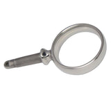 Max 316 Stainless Steel 2-1/4" Round Oarlock 1/2"x 2" Shaft for Boat Kayak
