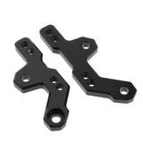 Max Motorcycle Rearsets Bracket Base Footpeg Plate For Kawasaki NINJA 250 Black