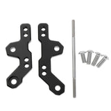 Max Motorcycle Rearsets Bracket Base Footpeg Plate For Kawasaki NINJA 250 Black
