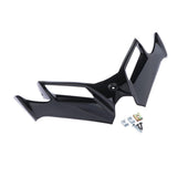 Max Aerodynamic Winglet For Kawasaki Ninja 250 300 MotoGP Style Windshield V.1 Black