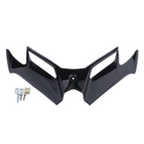 Max Aerodynamic Winglet For Kawasaki Ninja 250 300 MotoGP Style Windshield V.1 Black