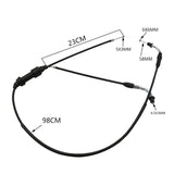 Max Throttle Cable For Yamaha Y-Zinger PW80 PeeWee 80 Dirt Bike1983-2006
