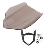 Max ABS Motorcycle Windshield WindScreen W/ Bracket For Yamaha MT-03 2017 Gray