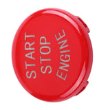 Max Start Stop Engine Button Switch Cover For BMW X1 E84 X3 E83 X5 E70 Red 3