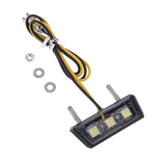 Max 12V Motorcycle LED Rear Tail Brake Running Light License Plate Light
