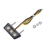 Max 12V Motorcycle LED Rear Tail Brake Running Light License Plate Light