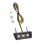 Max 12V Motorcycle LED Rear Tail Brake Running Light License Plate Light