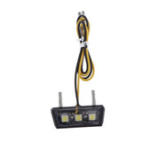 Max 12V Motorcycle LED Rear Tail Brake Running Light License Plate Light