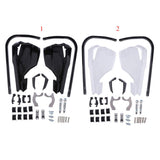 Max Motorcross Handlebar handguards Hand Guards 7/8" 22mm Or 1-1/8 28mm FatBar Black