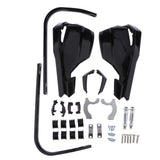 Max Motorcross Handlebar handguards Hand Guards 7/8" 22mm Or 1-1/8 28mm FatBar Black
