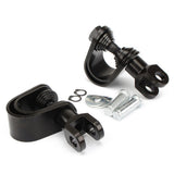 Max 1" Motorcycle Footrest Mount Clamp Engine Guard Footpeg Clips Black