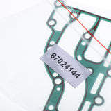Max Outboard Motor Exhaust Cover Gasket for YAMAHA 2-stroke 15HP 63V-41112-A0