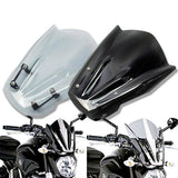 Max Windshield Windscreen W/Bracket for 13-17 Yamaha MT-07 FZ-07 MT07 FZ07 Smoke