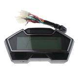 Max Universal LCD Display Temperature Fuel Oil Gauge Speedometer Tachometer New