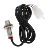 Max 12V Motorcycle Speedometer Cable Sensor Case Digital Odometer  85cm