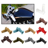Max Pair Universal Motorcycle HandleBar Hand Grip Retro Handlebar Black 22 24MM