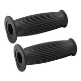 Max Pair Universal Motorcycle HandleBar Hand Grip Retro Handlebar Black 22 24MM