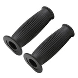 Max Pair Universal Motorcycle HandleBar Hand Grip Retro Handlebar Black 22 24MM