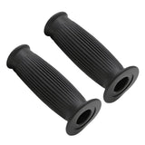 Max Pair Universal Motorcycle HandleBar Hand Grip Retro Handlebar Black 22 24MM