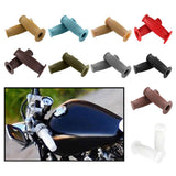 Max Pair Universal Motorcycle HandleBar Hand Grip Retro Handlebar Black 22 24MM