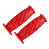 Max Pair Universal Motorcycle HandleBar Hand Grip Retro Handlebar Red 22 24MM