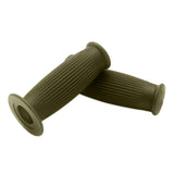 Max Pair Universal Motorcycle HandleBar Hand Grip Retro Handlebar Green 22 24MM