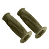 Max Pair Universal Motorcycle HandleBar Hand Grip Retro Handlebar Green 22 24MM