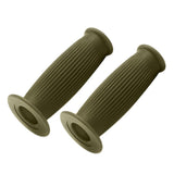 Max Pair Universal Motorcycle HandleBar Hand Grip Retro Handlebar Green 22 24MM
