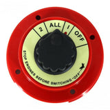 Max Dual Battery Selector Switch Switch w/ Lock for Boat RV Motor Replacement