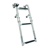 Max 2+1 Step Boat Ladder Foldable Stainless Steel Telescopic Swim Over Platform