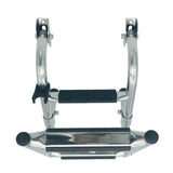 Max 2+1 Step Boat Ladder Foldable Stainless Steel Telescopic Swim Over Platform