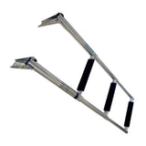 Max Anti-corrosion 3 Step Drop Boat Telescoping Ladder Folding Ladder Marine