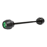 Max Front Axle Fork Crash Sliders Wheel Protector For Kawasaki Z900 2017 Green