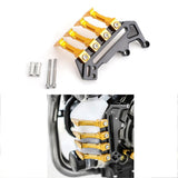 Max Motorcycle Water Coolant Reservoir Protector for YAMAHA MT07 FZ07 Gold