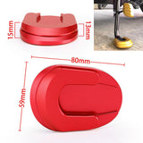 Max Motorcycle Kickstand Side Stand Plate Pad Base for Honda Forza300 18 Red