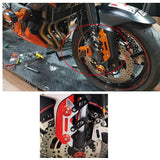 Max Motorcycle Front Brakecaliper Protector For Kawasaki Z800 Z 800 13-16 Orange