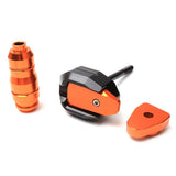 Max Motorcycle Anti Crash Caps Engine protection for Kawasaki z800/1000 Orange