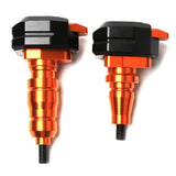 Max Motorcycle Anti Crash Caps Engine protection for Kawasaki z800/1000 Orange